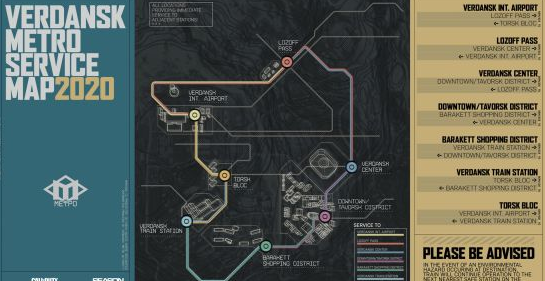 《使命召唤：战区》地铁系统上线 将会影响玩法
