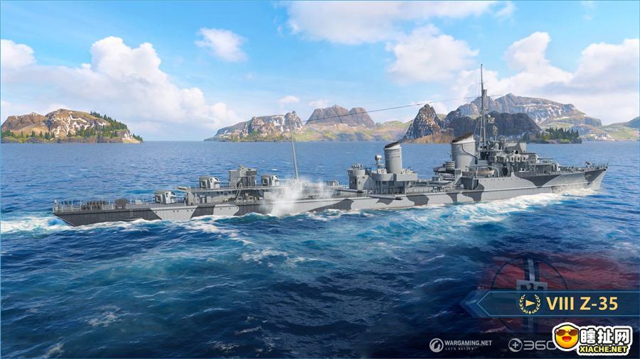 D系驱逐舰新利器 战舰世界  Z35与Z44联合出征